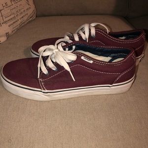 Burgundy Era vans